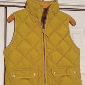 J. Crew Brand New (NWT) Women's Down Sleeveless Parka Yello Sz XS MAKE AN OFFER!